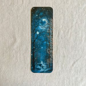 Night sky bookmarks, landscape bookmark, nature book mark